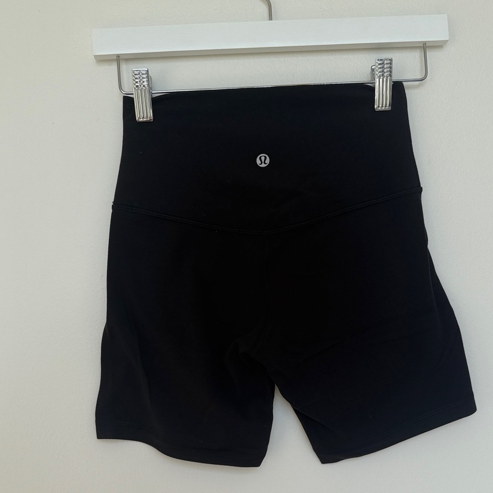 lululemon athletica Align Black Bike Shorts